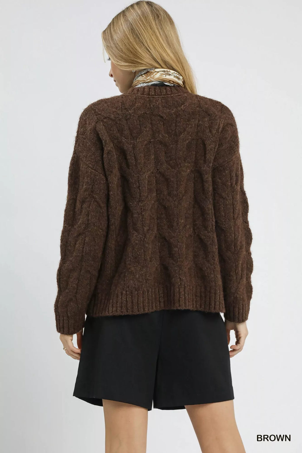 Cable Knit Cozy Sweater