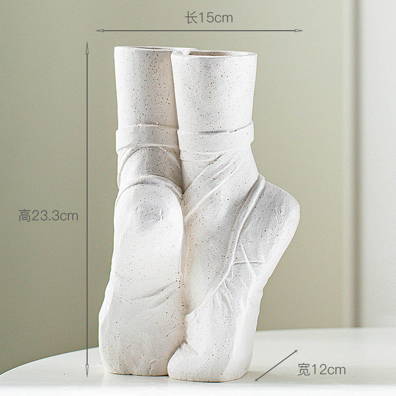 Ceramic Vase Modern Minimalist Furnishings Decoration Hydroponic Dried Flower Crafts