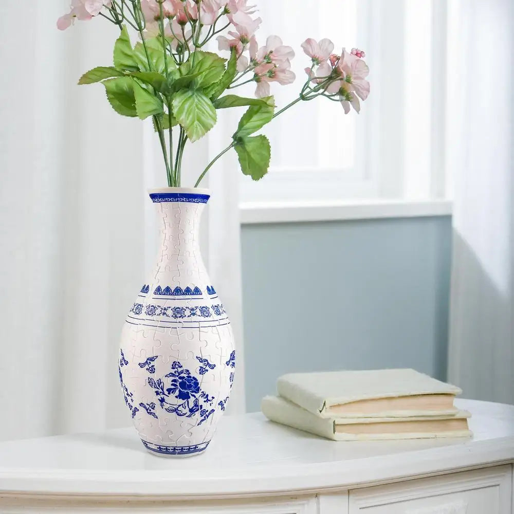 DecorBites™ 3D Puzzle Vase Flower Jigsaw Building Set