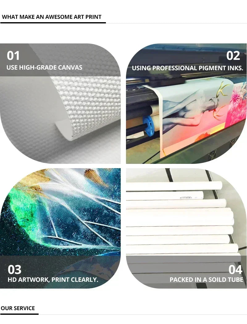 DecorBites™ Abstract Geometric 3-Piece Luxury Canvas Wall Art