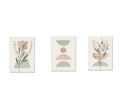 DecorBites™ Abstract Line Leaf Geometry Canvas Wall Art