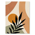 DecorBites™ Abstract Nordic Leaf Canvas Wall Art