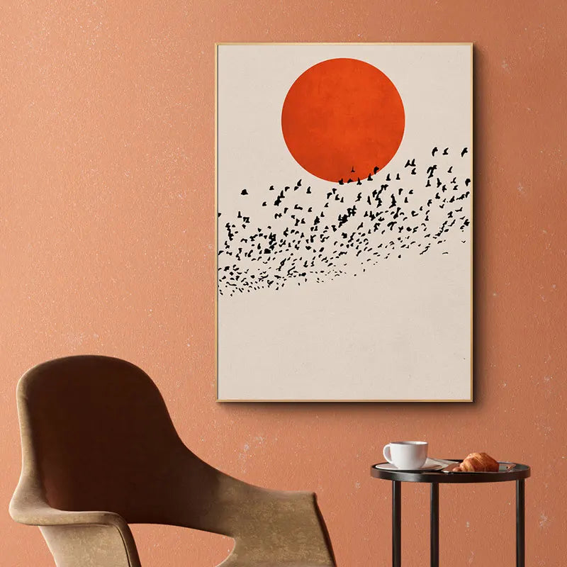 DecorBites™ Abstract Winter Landscape Canvas Print - Nordic Style