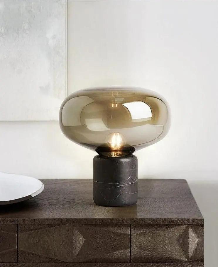 DecorBites™ Amber Nordic Table Lamp