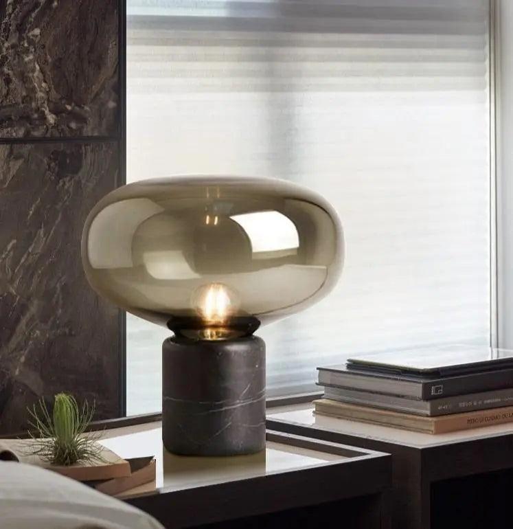 DecorBites™ Amber Nordic Table Lamp