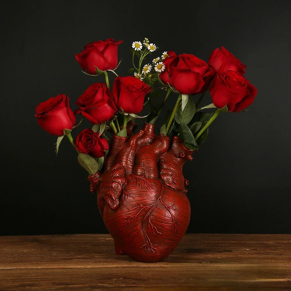 DecorBites™ Anatomy Heart Vase - Unique Valentine's Day Gift