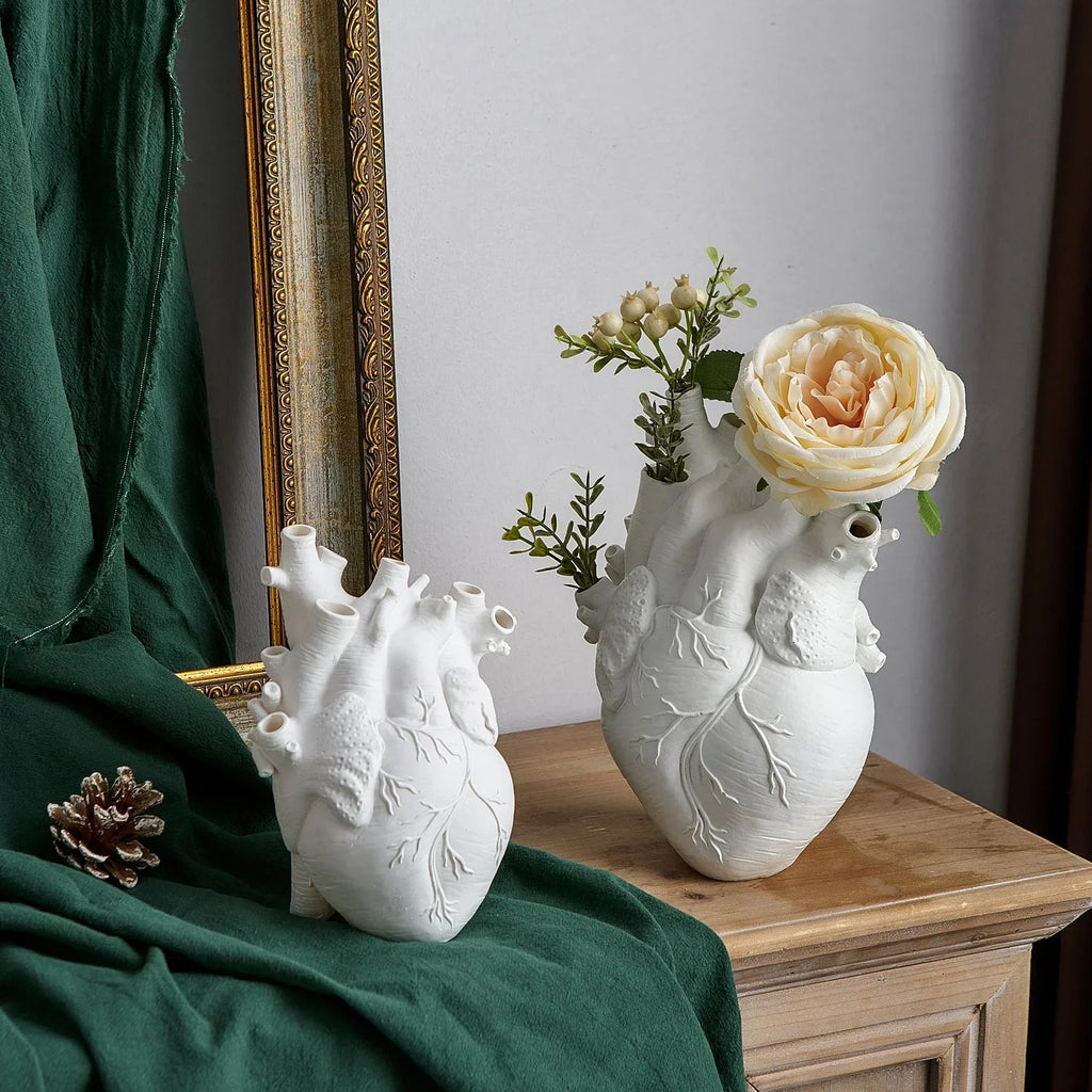 DecorBites™ Anatomy Heart Vase - Unique Valentine's Day Gift