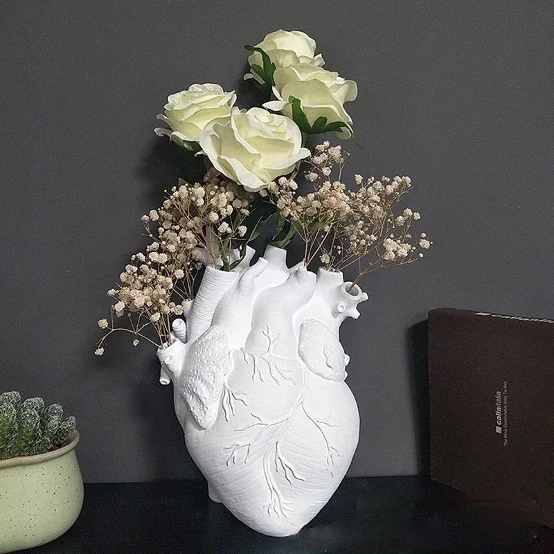 DecorBites™ Anatomy Heart Vase - Unique Valentine's Day Gift