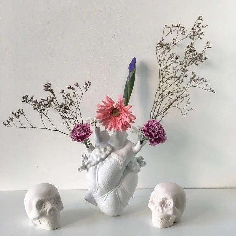 DecorBites™ Anatomy Heart Vase - Unique Valentine's Day Gift