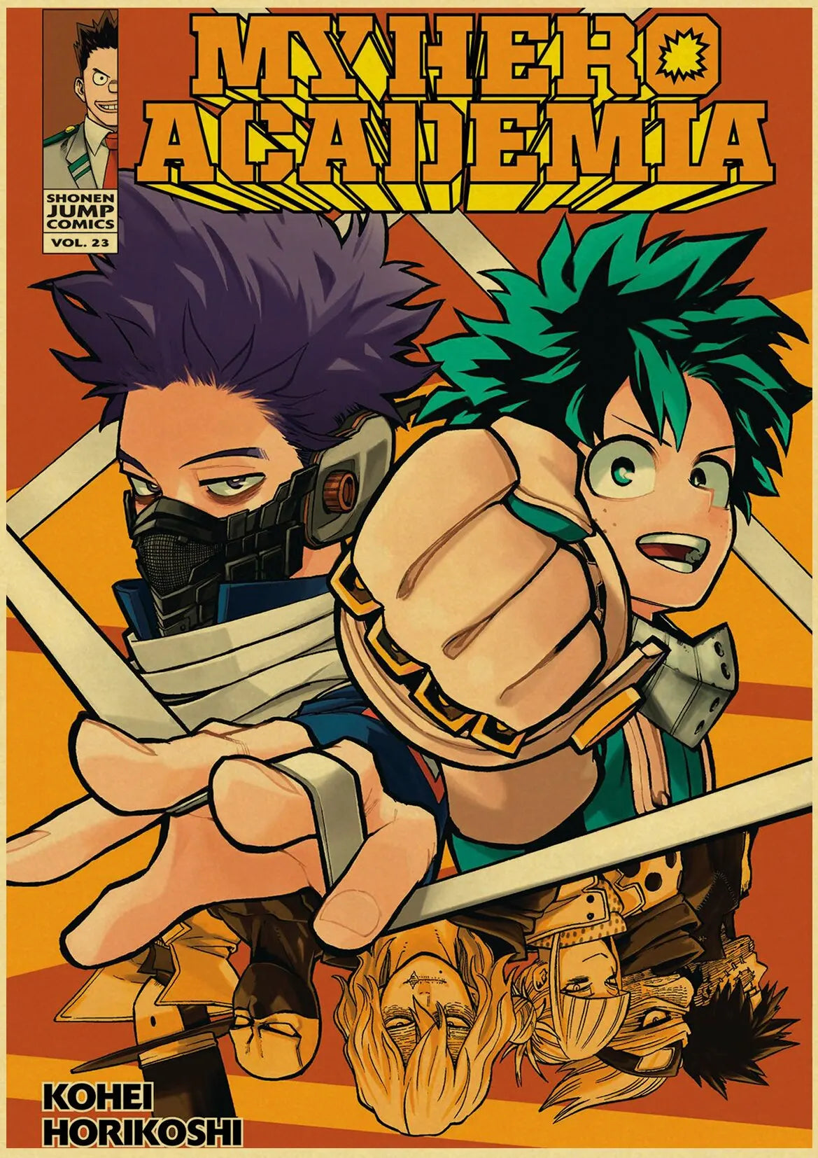 DecorBites™ Anime Poster Prints: Chainsaw Man, Attack on Titan, Haikyuu