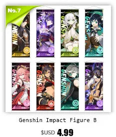 DecorBites™ Anime Poster Wall Art Decoration: Genshin Characters