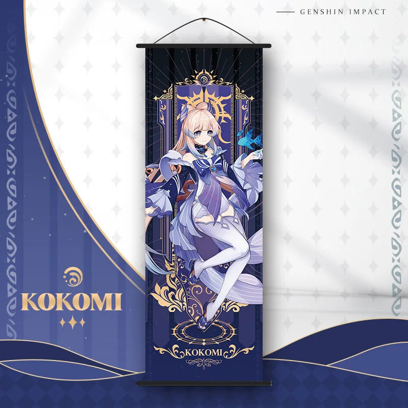 DecorBites™ Anime Poster Wall Art Decoration: Genshin Characters