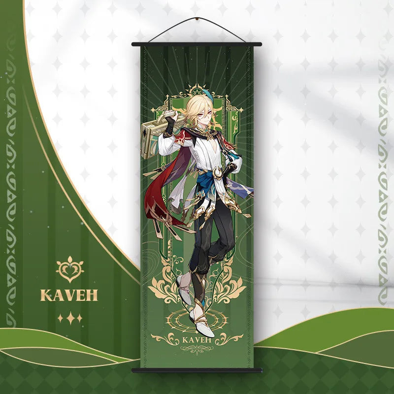 DecorBites™ Anime Poster Wall Art Decoration: Genshin Characters