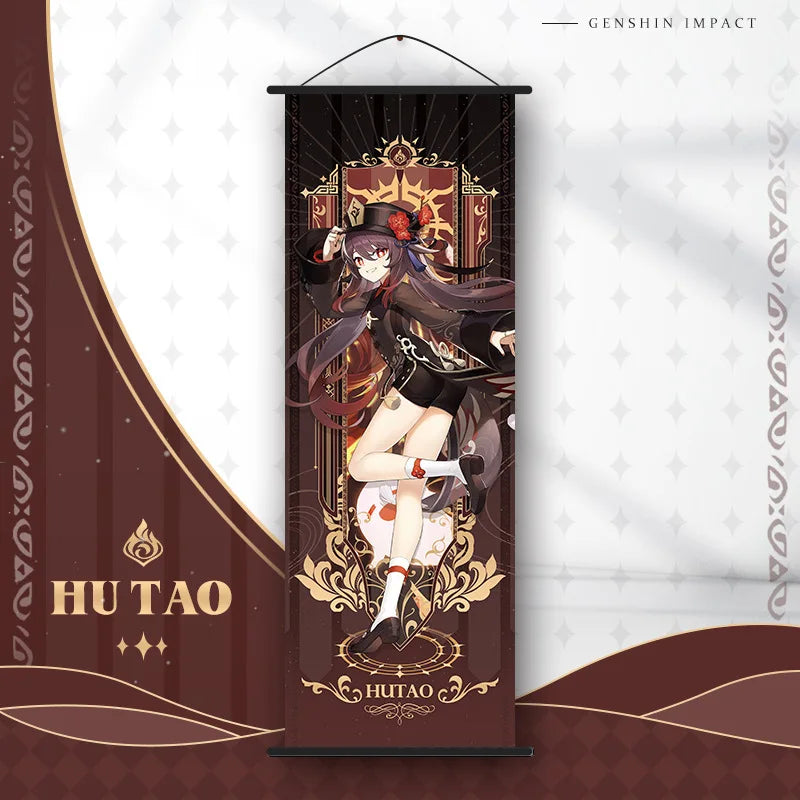 DecorBites™ Anime Poster Wall Art Decoration: Genshin Characters