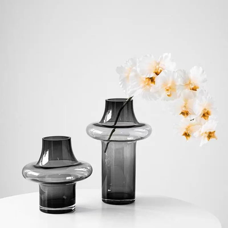 DecorBites™ Artisan Glass Vase for Elegant Home Decor