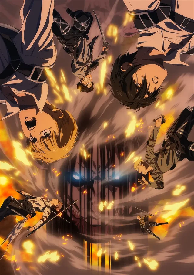 DecorBites™ Attack on Titan Final Season Poster Canvas Art