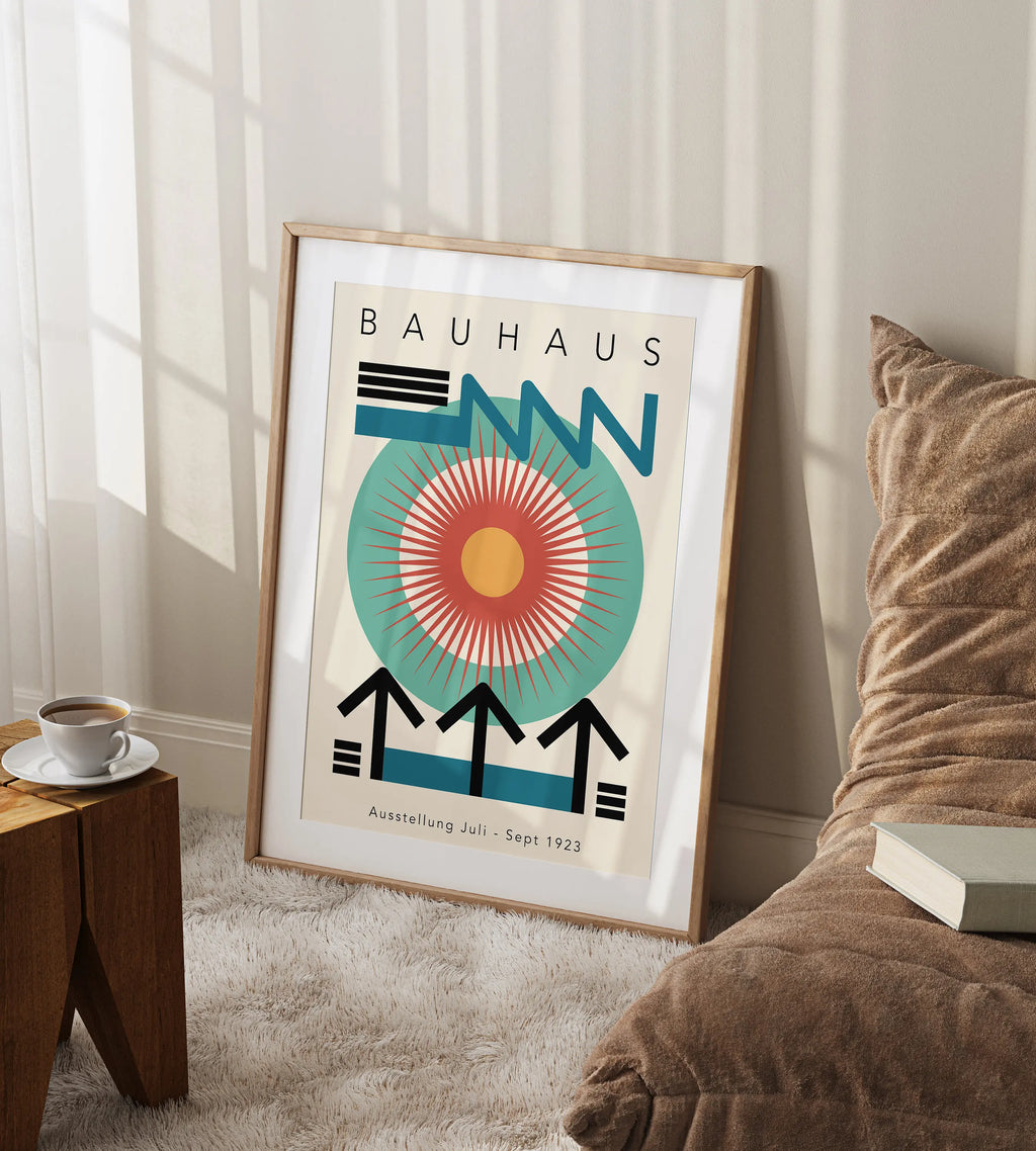 DecorBites™ Bauhaus Geometric Canvas Art Prints for Home