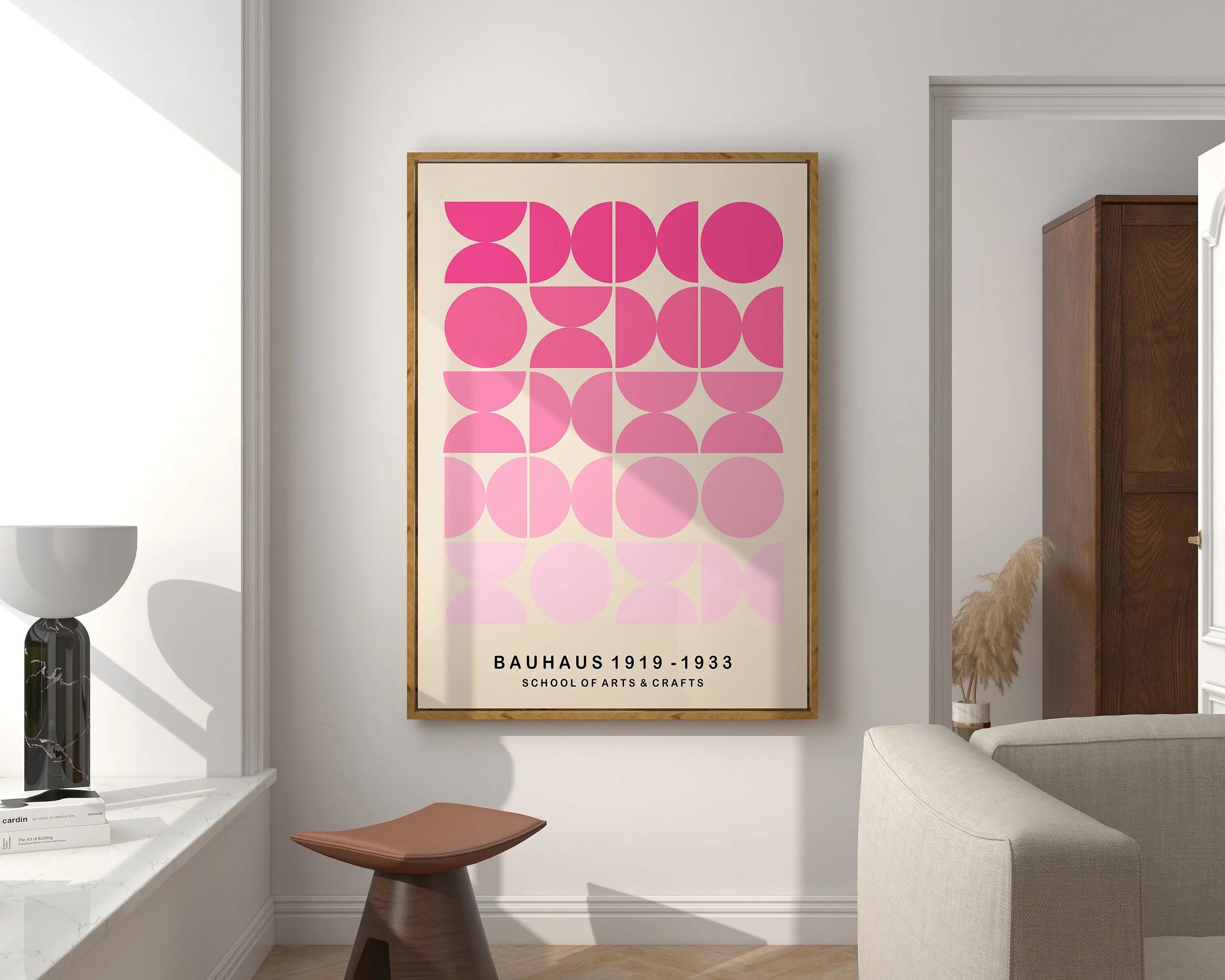 DecorBites™ Bauhaus Geometric Canvas Prints for Home Decor