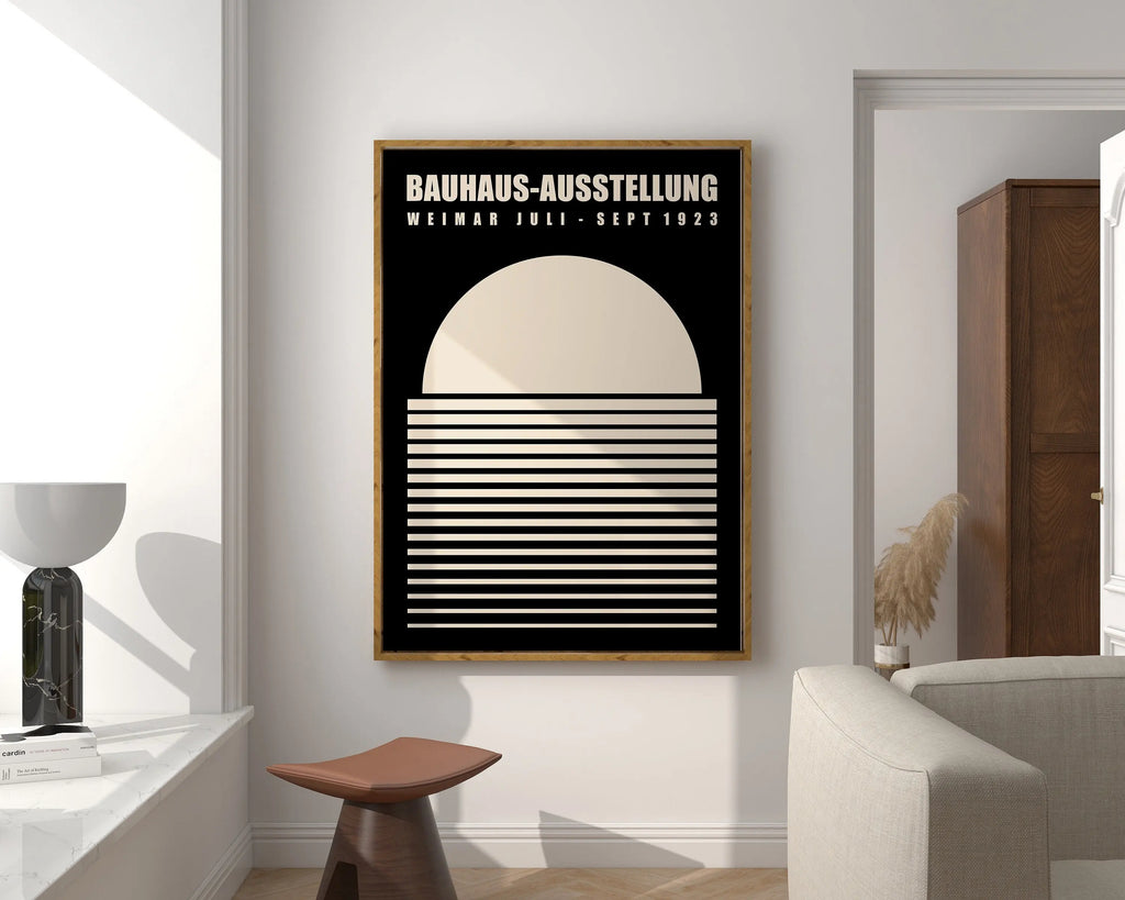 DecorBites™ Bauhaus Geometric Canvas Prints for Home Decor