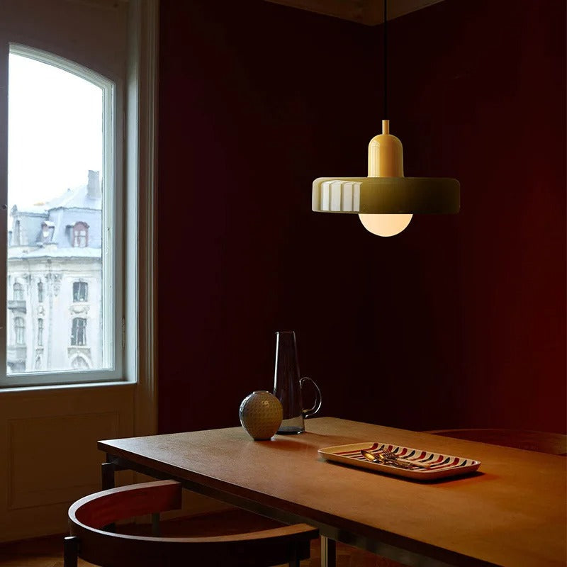 DecorBites™ Bauhaus-Inspired Glass Pendant Lighting