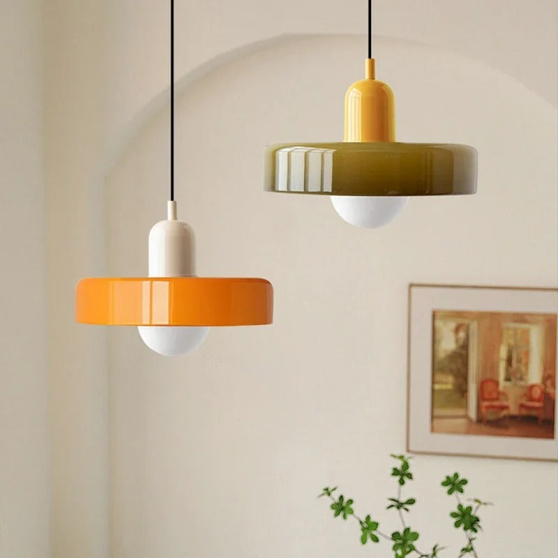 DecorBites™ Bauhaus-Inspired Glass Pendant Lighting