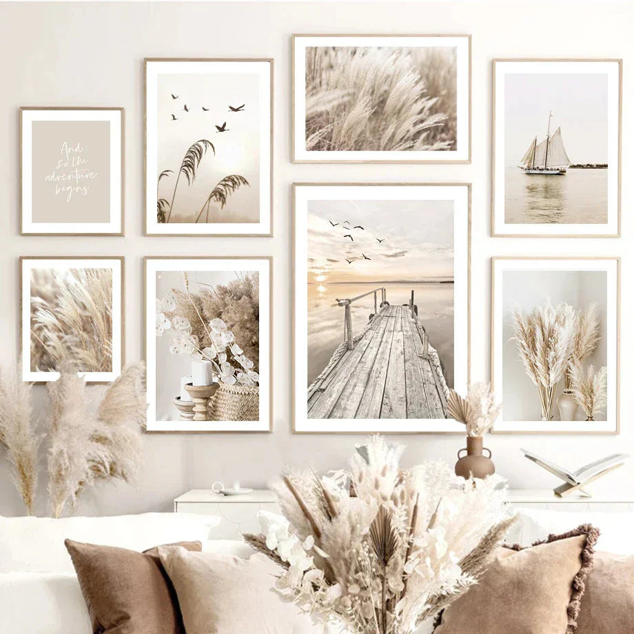 DecorBites™ Beach Landscape Canvas Wall Art Home Decor