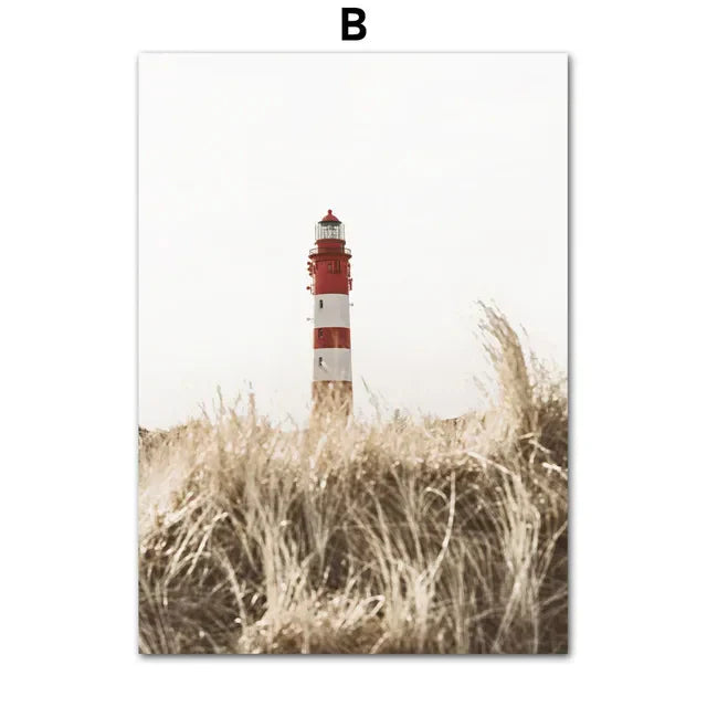 DecorBites™ Bohemian Beach Landscape Wall Art Print