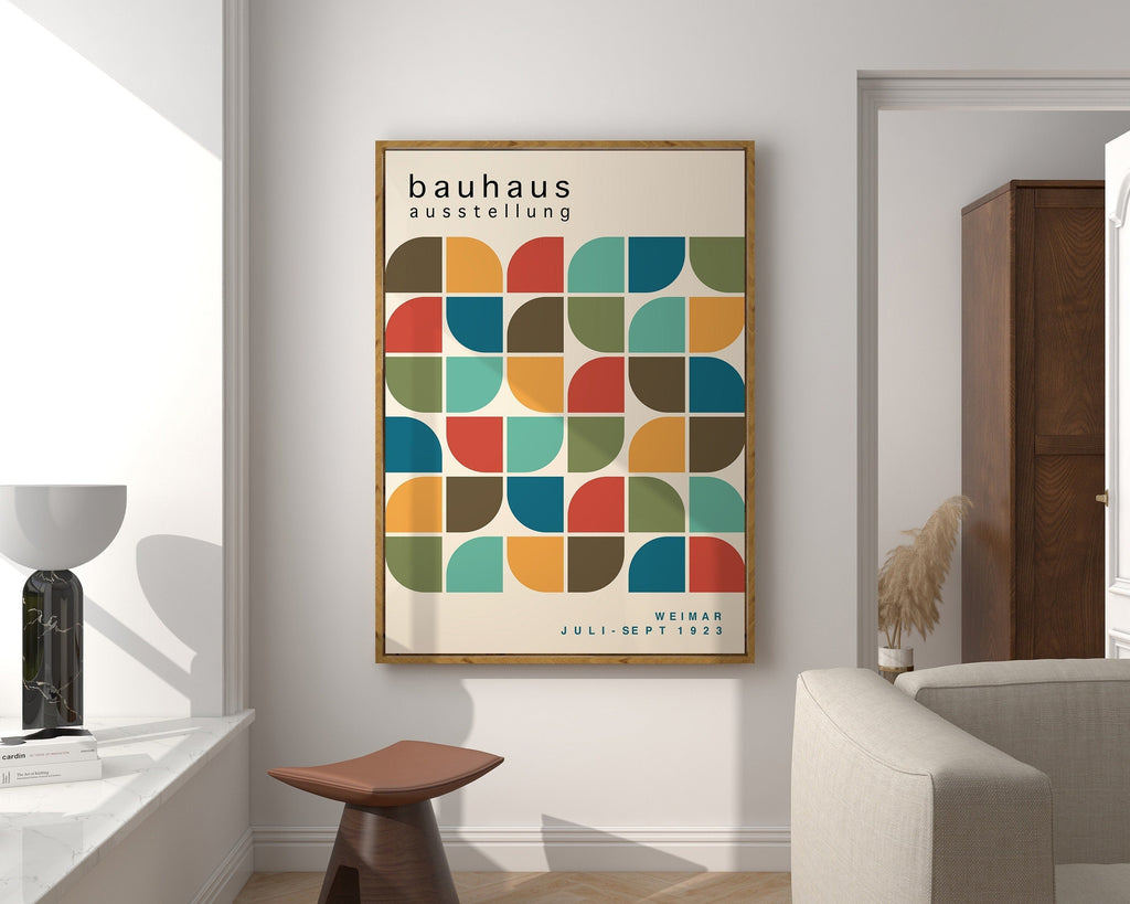 DecorBites™ Bright Geometric Canvas Art Print