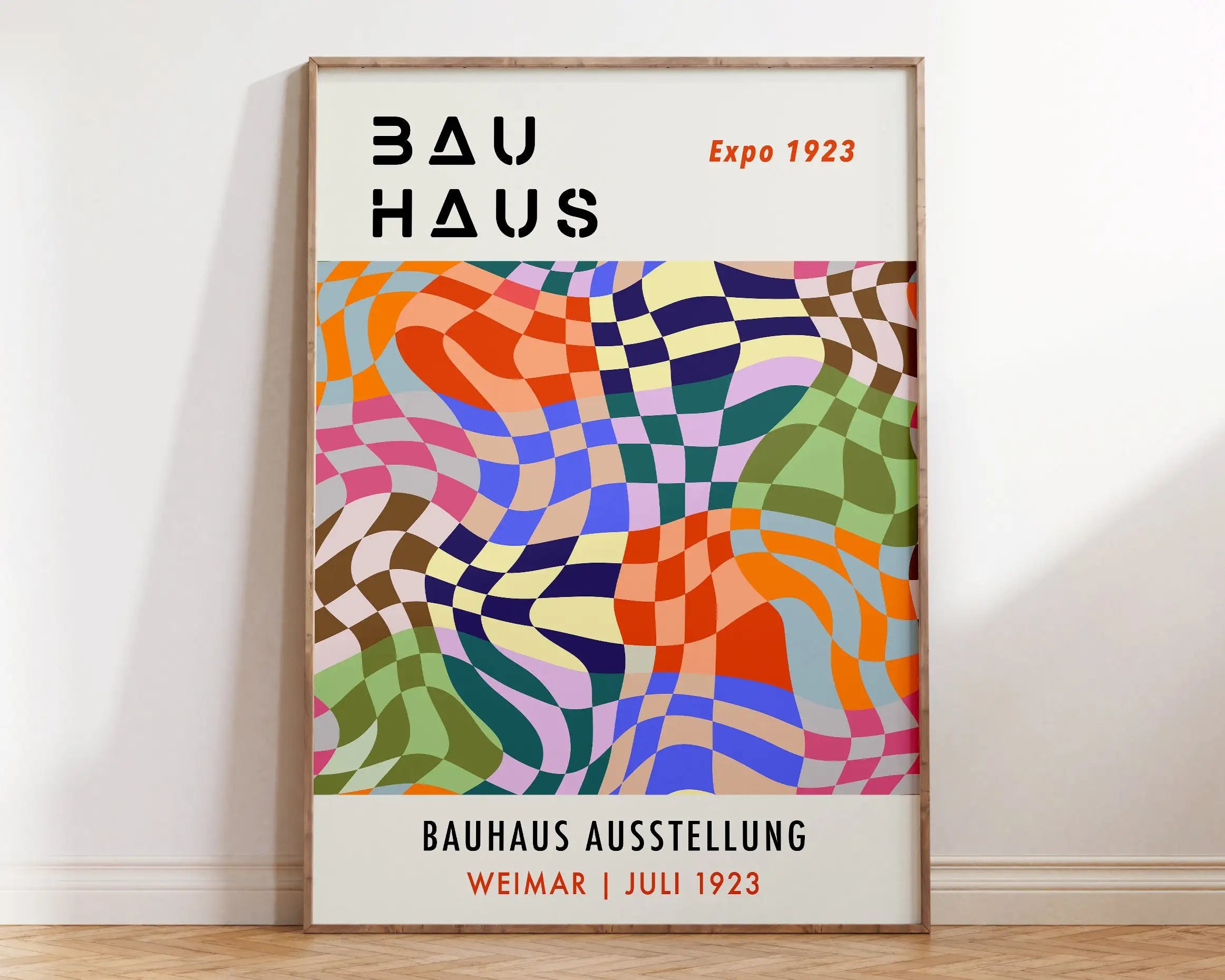 DecorBites™ Bright Geometric Canvas Art Print