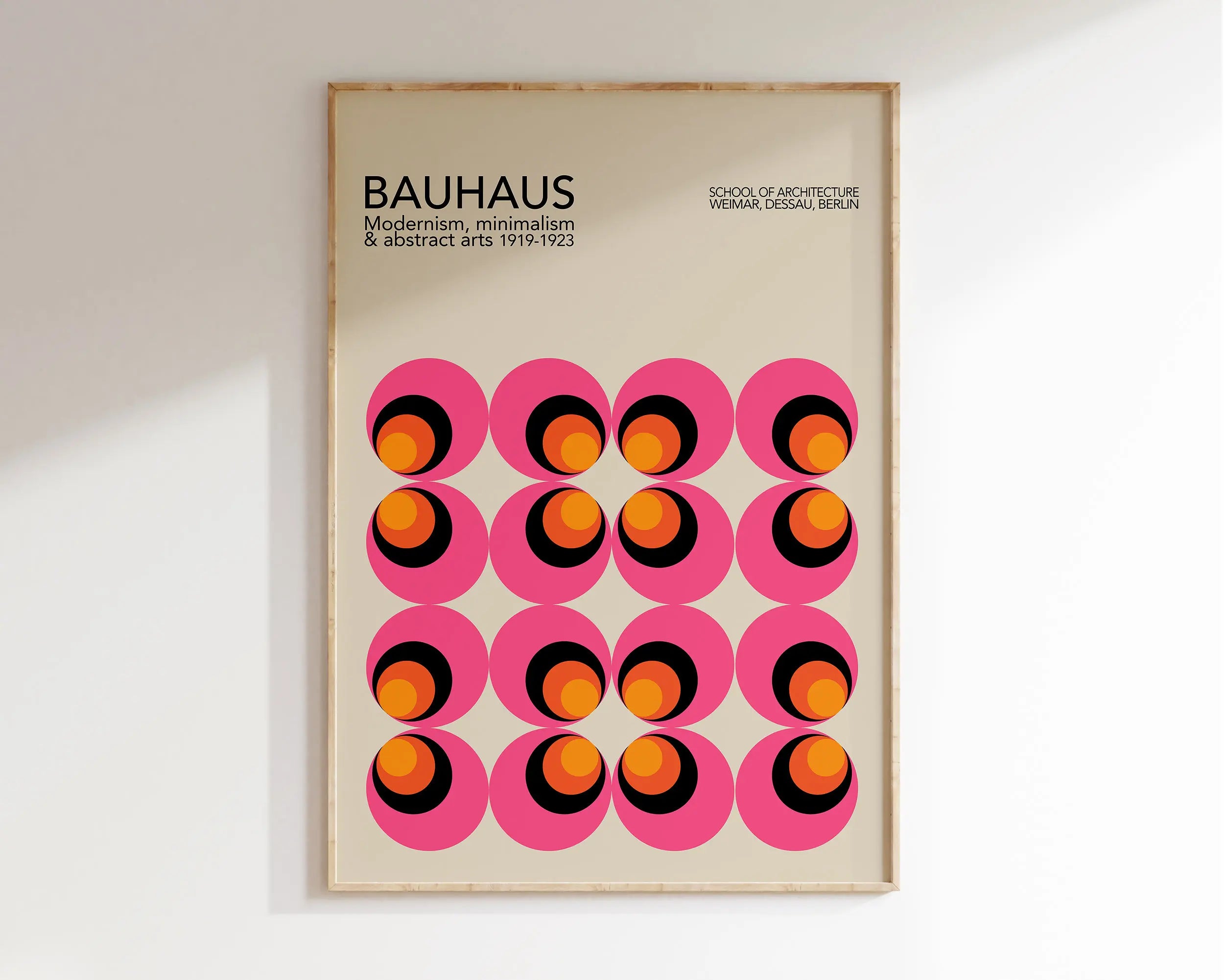 DecorBites™ Bright Geometric Canvas Art Print for Home