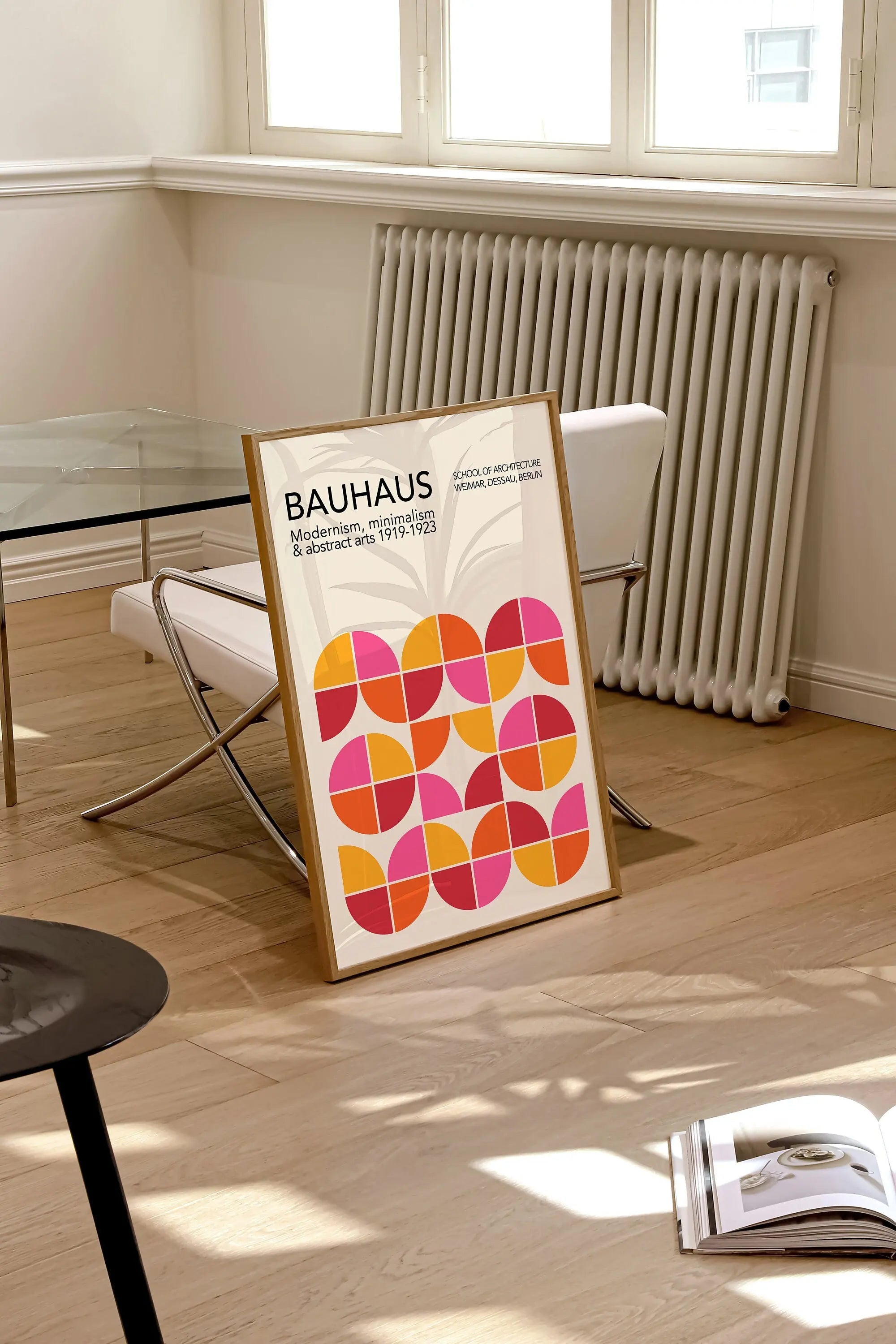 DecorBites™ Bright Geometric Canvas Print for Home Decor