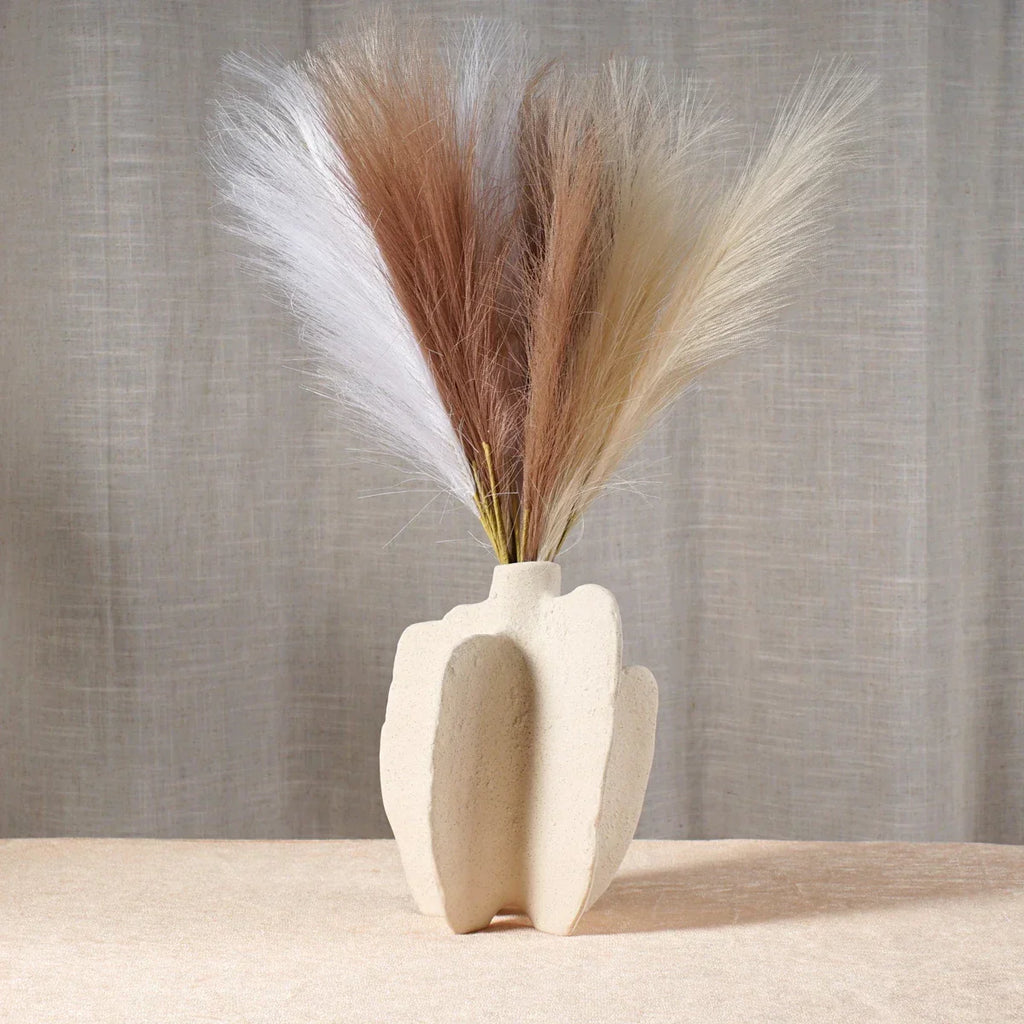 DecorBites™ Ceramic Sea Vase with Nordic Modern Decor