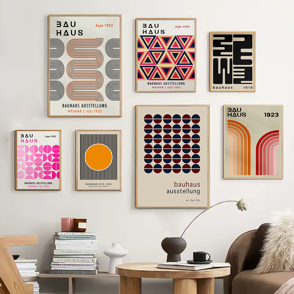 DecorBites™ Colorful Geometric Wall Art Canvas Print