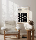 DecorBites™ Colorful Mid Century Geometric Canvas Art