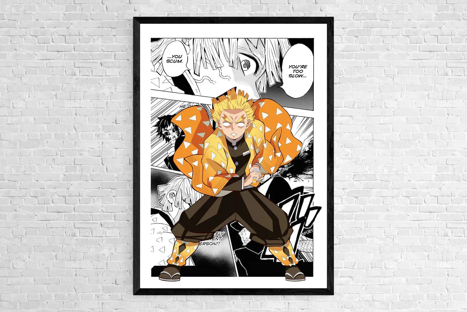 DecorBites™ Demon Slayer Anime Canvas Poster for Home Decor