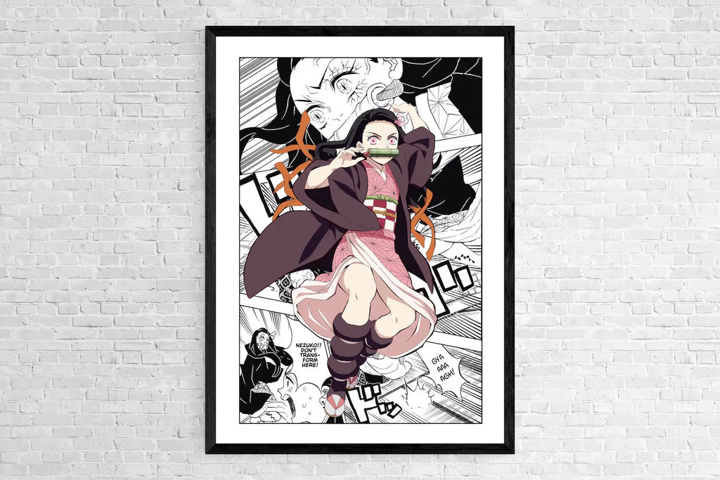 DecorBites™ Demon Slayer Anime Canvas Poster for Home Decor