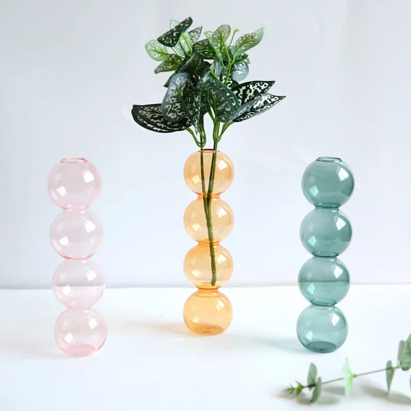 DecorBites™ Elegant Glass Vase Home Decor Accent