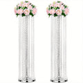 DecorBites™ Elegant Metal Vases for Wedding Decor