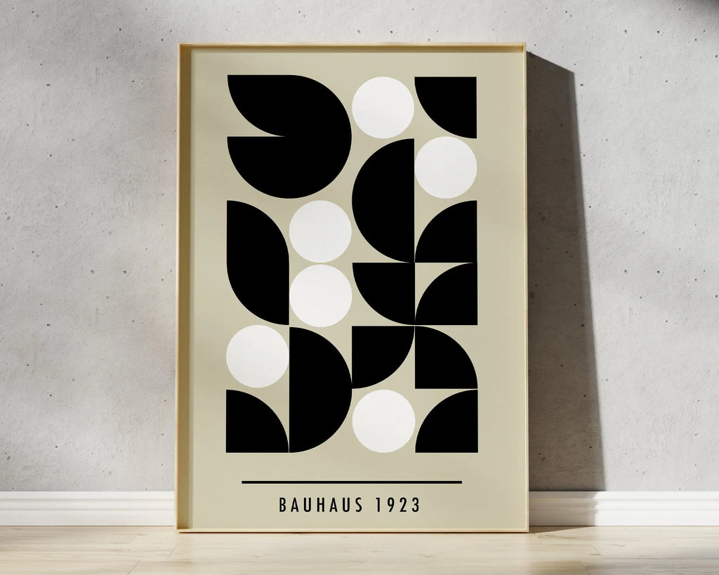 DecorBites™ Geometric Bauhaus Canvas Prints for Home Decor