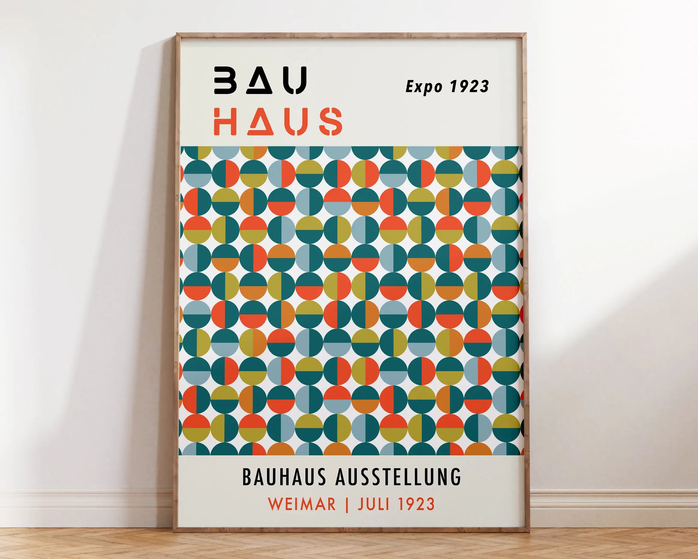 DecorBites™ Geometric Canvas Prints - Bright Mid-Century Wall Art
