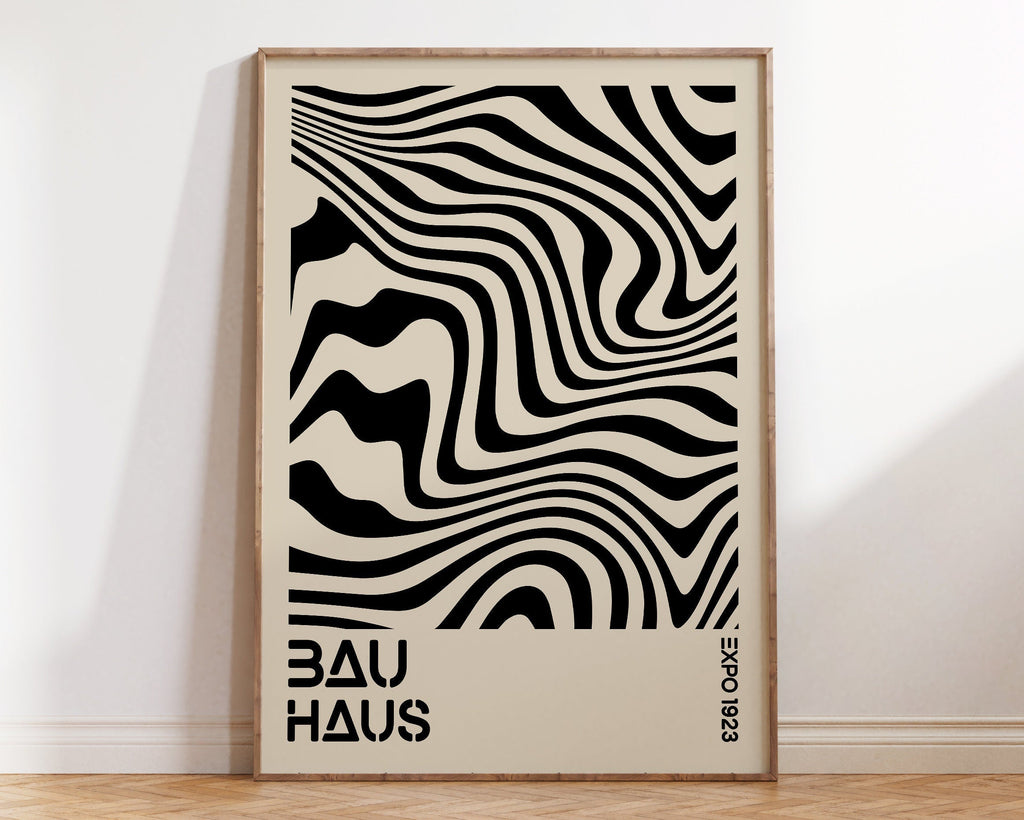 DecorBites™ Geometric Mid Century Canvas Prints for Home Decor