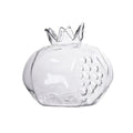 DecorBites™ Glass Pomegranate Flower Vase Home Decor