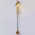 DecorBites™ Gold Wall Lamp with Dimmer Switch