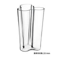 DecorBites™ Green Glass Vase for Modern Decor