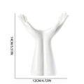 DecorBites™ Hand Shaped Porcelain Flower Vase Home Decor