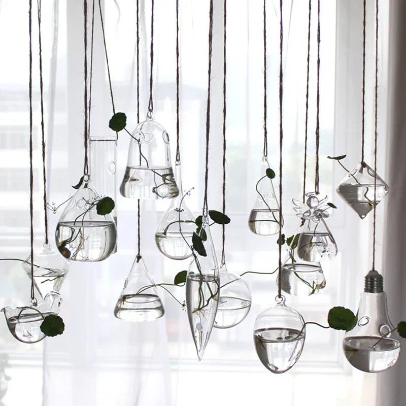 DecorBites™ Handmade Angel Glass Vase - Home Decor