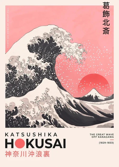 DecorBites™ Hokusai Japanese Canvas Art Print Home Decor