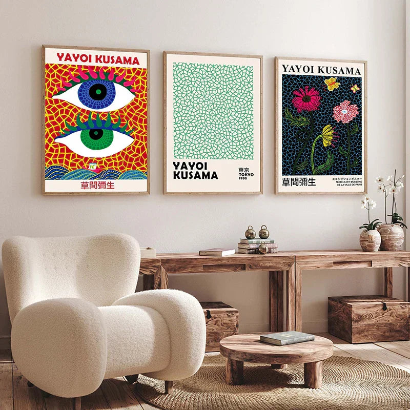 DecorBites™ Japanese Abstract Art Canvas Print for Home Décor