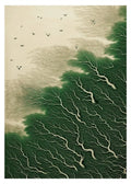 DecorBites™ Japanese Hokusai Art Poster Print on Canvas