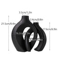 DecorBites™ Large 21cm CAPIRON Ceramic Vase Home Decor